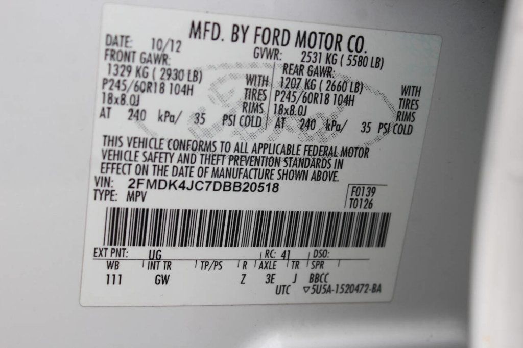 2013 Ford Edge 4dr SEL AWD - 22903947 - 32