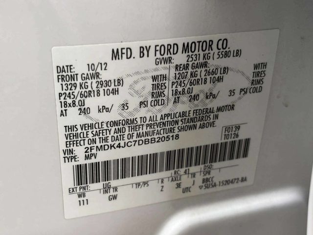 2013 Ford Edge 4dr SEL AWD - 23054667 - 35