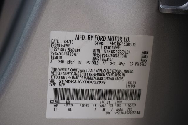 2013 Ford Edge 4dr SEL FWD - 22935419 - 27