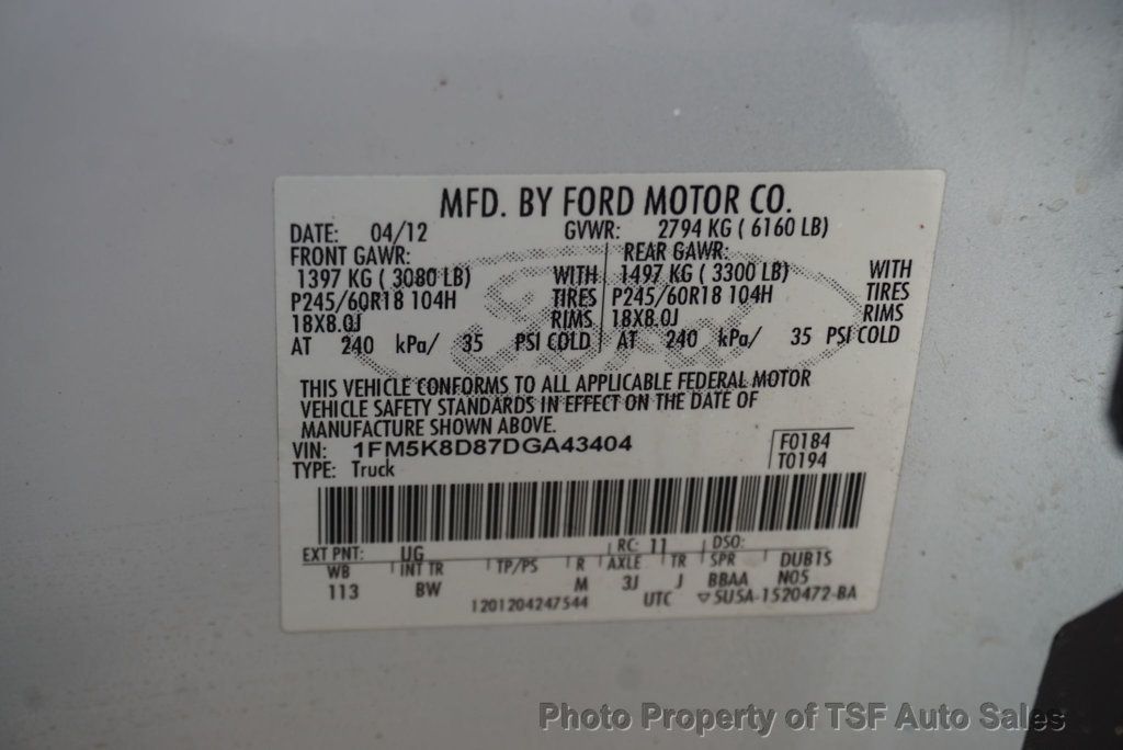 2013 Ford Explorer 4WD 4dr XLT - 22864416 - 38