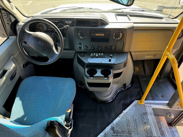 2013 Ford E-350 Cutaway Non-CDL Wheelchair Shuttle Bus For Adults Seniors Church & Medical Transportation - 22922061 - 23