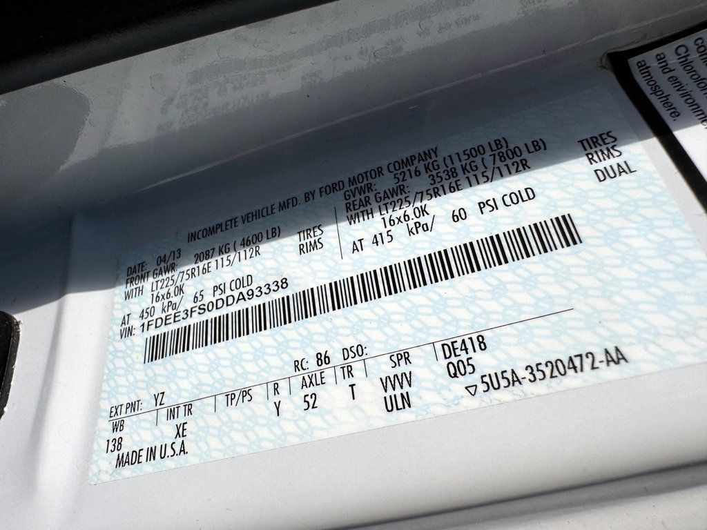 2013 Ford E-350 Cutaway Non-CDL Wheelchair Shuttle Bus For Adults Seniors Church & Medical Transportation - 22922061 - 44