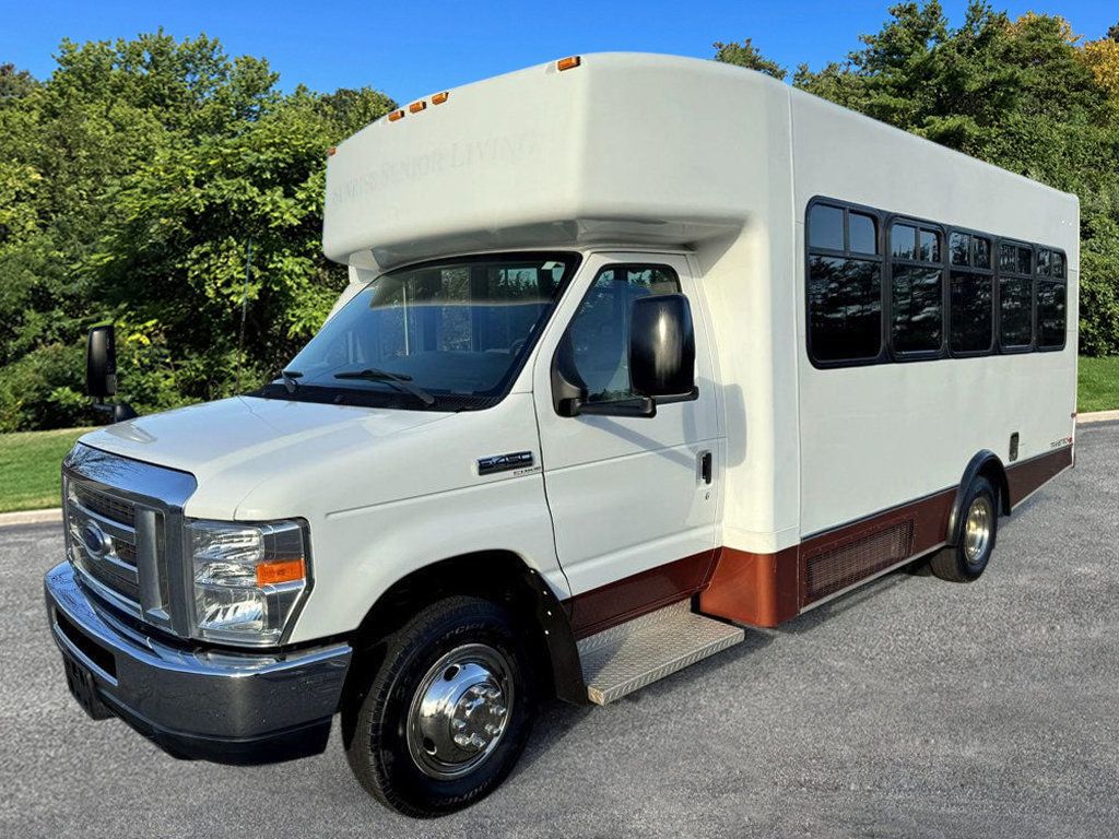 2013 Ford E-450 Cutaway Non-CDL Wheelchair Shuttle Bus For Church Senior Tour Charter & Adult Mobility - 22925898 - 13