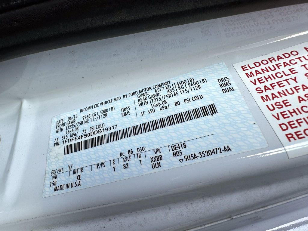 2013 Ford E-450 Cutaway Non-CDL Wheelchair Shuttle Bus For Church Senior Tour Charter & Adult Mobility - 22925898 - 44