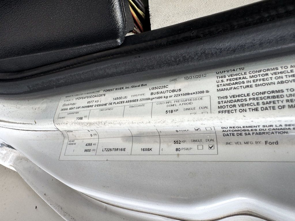 2013 Ford E-450 Cutaway Shuttle Bus w/Wheelchair Lift For Adults Seniors Church Medical Transport Handicapped - 22618842 - 48