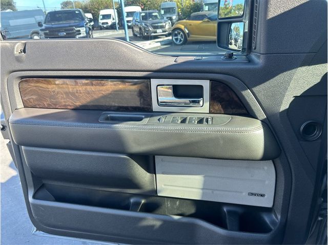 2013 Ford F150 SuperCrew Cab PLATINUM 4X4 ECOBOOST SUN ROOF BACK UP CAM CLEAN - 23068821 - 10