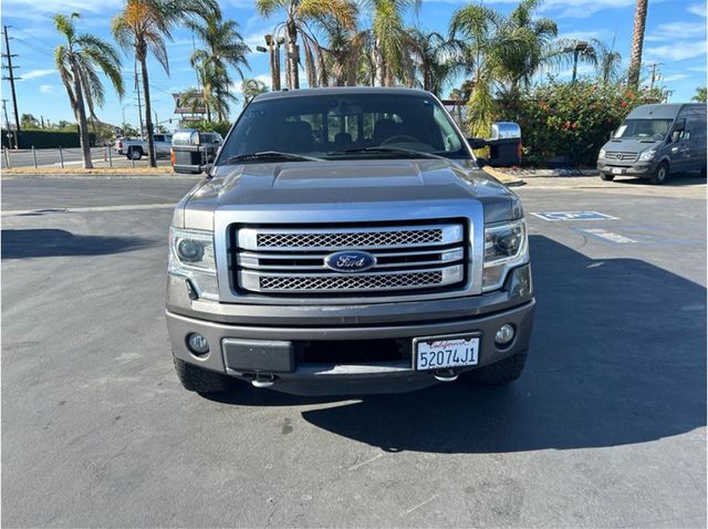 2013 Ford F150 SuperCrew Cab PLATINUM 4X4 ECOBOOST SUN ROOF BACK UP CAM CLEAN - 23068821 - 1