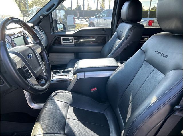 2013 Ford F150 SuperCrew Cab PLATINUM 4X4 ECOBOOST SUN ROOF BACK UP CAM CLEAN - 23068821 - 20