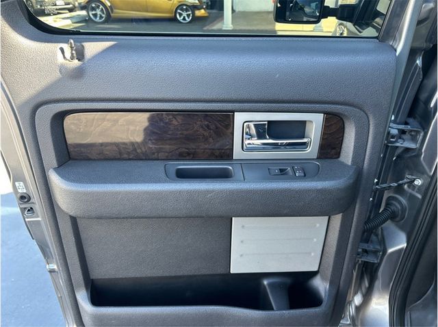 2013 Ford F150 SuperCrew Cab PLATINUM 4X4 ECOBOOST SUN ROOF BACK UP CAM CLEAN - 23068821 - 24