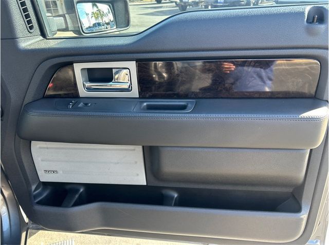 2013 Ford F150 SuperCrew Cab PLATINUM 4X4 ECOBOOST SUN ROOF BACK UP CAM CLEAN - 23068821 - 29