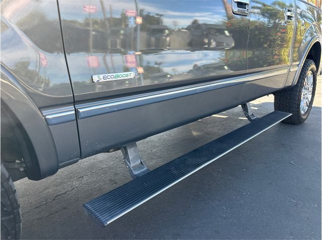 2013 Ford F150 SuperCrew Cab PLATINUM 4X4 ECOBOOST SUN ROOF BACK UP CAM CLEAN - 23068821 - 32