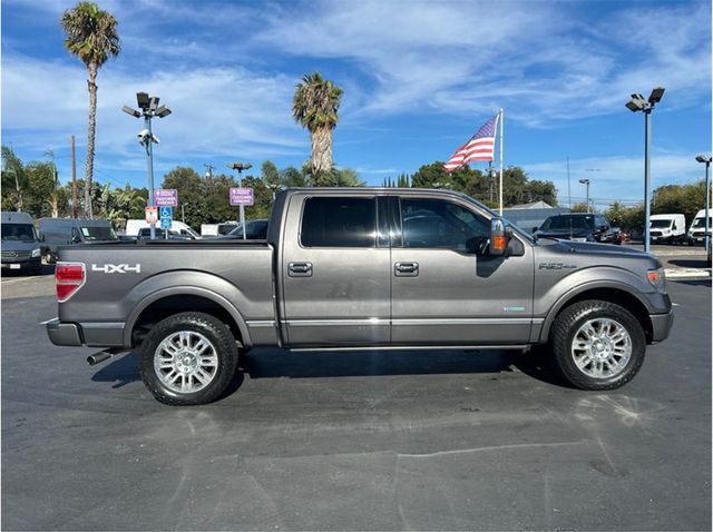 2013 Ford F150 SuperCrew Cab PLATINUM 4X4 ECOBOOST SUN ROOF BACK UP CAM CLEAN - 23068821 - 4