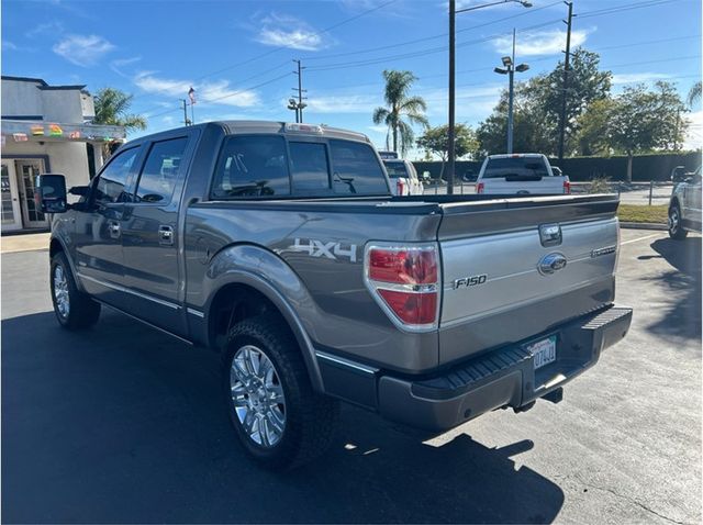 2013 Ford F150 SuperCrew Cab PLATINUM 4X4 ECOBOOST SUN ROOF BACK UP CAM CLEAN - 23068821 - 8