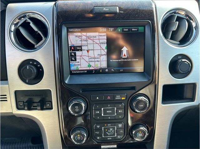 2013 Ford F150 SuperCrew Cab PLATINUM 4X4 NAV BACK UP CAM ECOBOOST CLEAN - 23084483 - 17