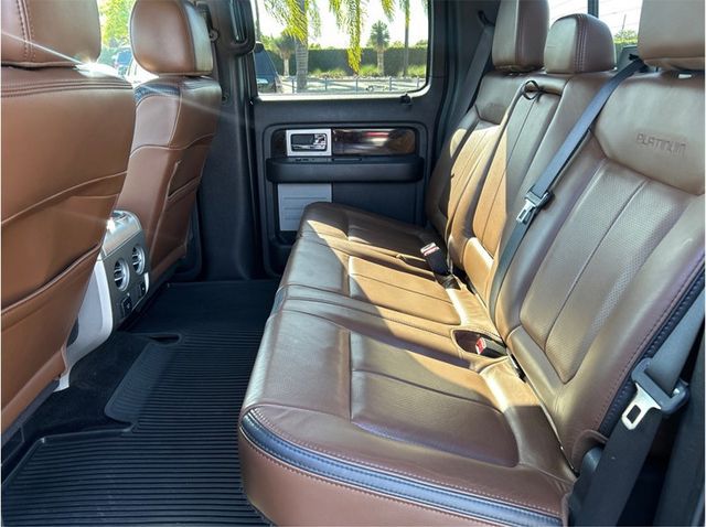 2013 Ford F150 SuperCrew Cab PLATINUM 4X4 NAV BACK UP CAM ECOBOOST CLEAN - 23084483 - 22