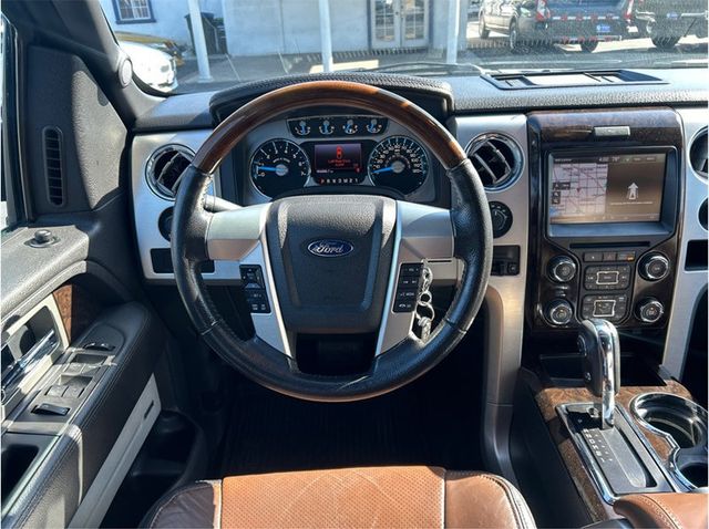 2013 Ford F150 SuperCrew Cab PLATINUM 4X4 NAV BACK UP CAM ECOBOOST CLEAN - 23084483 - 24