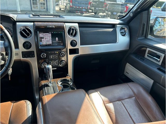 2013 Ford F150 SuperCrew Cab PLATINUM 4X4 NAV BACK UP CAM ECOBOOST CLEAN - 23084483 - 25