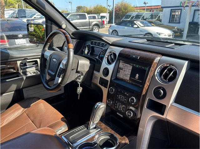 2013 Ford F150 SuperCrew Cab PLATINUM 4X4 NAV BACK UP CAM ECOBOOST CLEAN - 23084483 - 30
