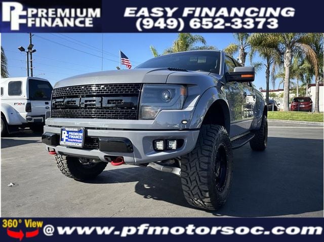 2013 Ford F150 SuperCrew Cab RAPTOR 4X4 6.2L GAS CLEAN - 22647434 - 0