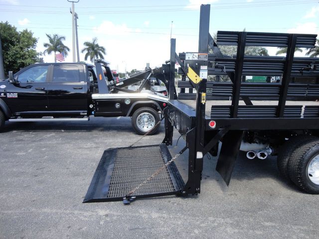 2013 Ford F350 4X4.12FT FLATBED STAKE BED WITH LIFTGATE..STAKE TRUCK. - 18965309 - 17