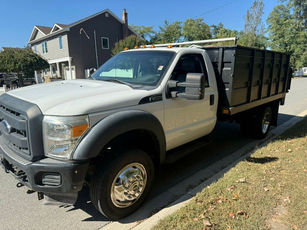 2013 Ford F450 SD 4X4 11 FOOT LANDSCAPE BODY WITH LIFTGATE  LOW MILES - 21878820 - 0