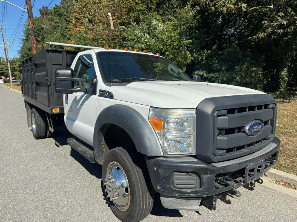 2013 Ford F450 SD 4X4 11 FOOT LANDSCAPE BODY WITH LIFTGATE  LOW MILES - 21878820 - 6