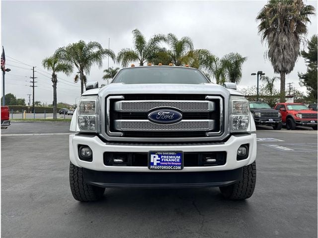 2013 Ford F450 Super Duty Crew Cab PLATINUM DUALLY 4X4 DIESEL BACK UP CAM NAV 1OWNER - 22515752 - 1