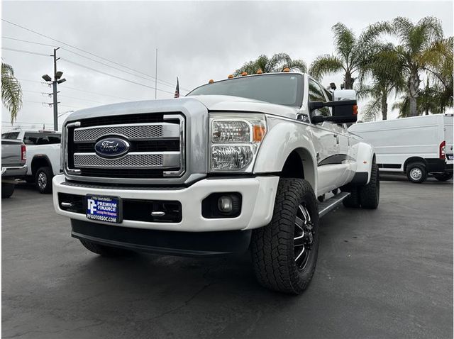 2013 Ford F450 Super Duty Crew Cab PLATINUM DUALLY 4X4 DIESEL BACK UP CAM NAV 1OWNER - 22515752 - 34