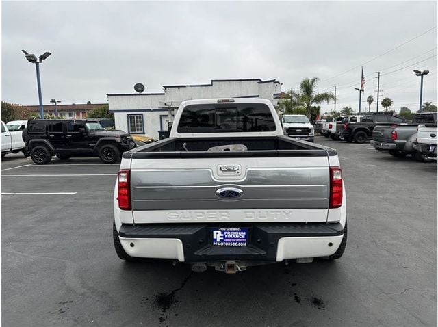 2013 Ford F450 Super Duty Crew Cab PLATINUM DUALLY 4X4 DIESEL BACK UP CAM NAV 1OWNER - 22515752 - 5