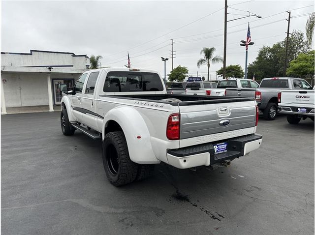 2013 Ford F450 Super Duty Crew Cab PLATINUM DUALLY 4X4 DIESEL BACK UP CAM NAV 1OWNER - 22515752 - 6