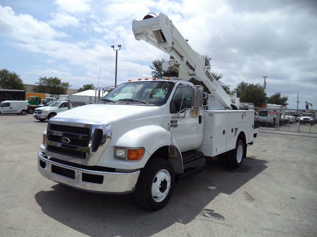 2013 Ford F650 40ft Versalift Articulated Telescopic Boom Bucket Truck - 22828971 - 2