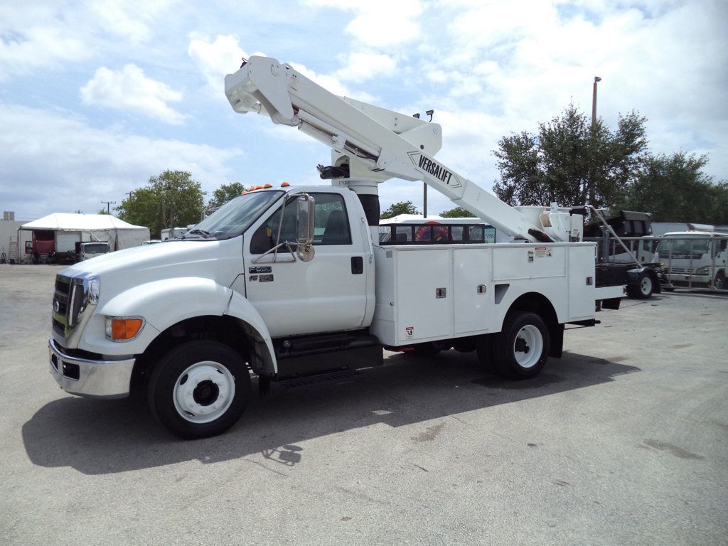 2013 Ford F650 40ft Versalift Articulated Telescopic Boom Bucket Truck - 22828971 - 3