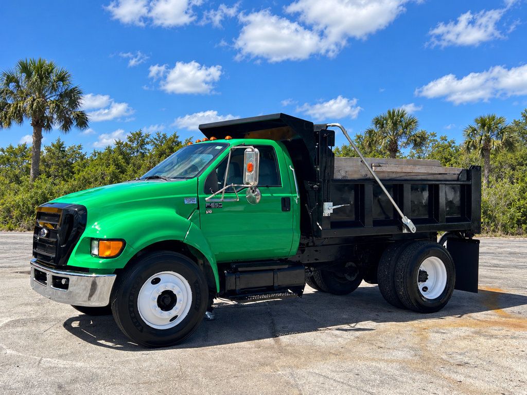 2013 Ford F650 w/ 10ft Dump Truck Steel Trash Dump Body - 23033719 - 13