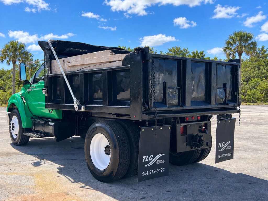 2013 Ford F650 w/ 10ft Dump Truck Steel Trash Dump Body - 23033719 - 16