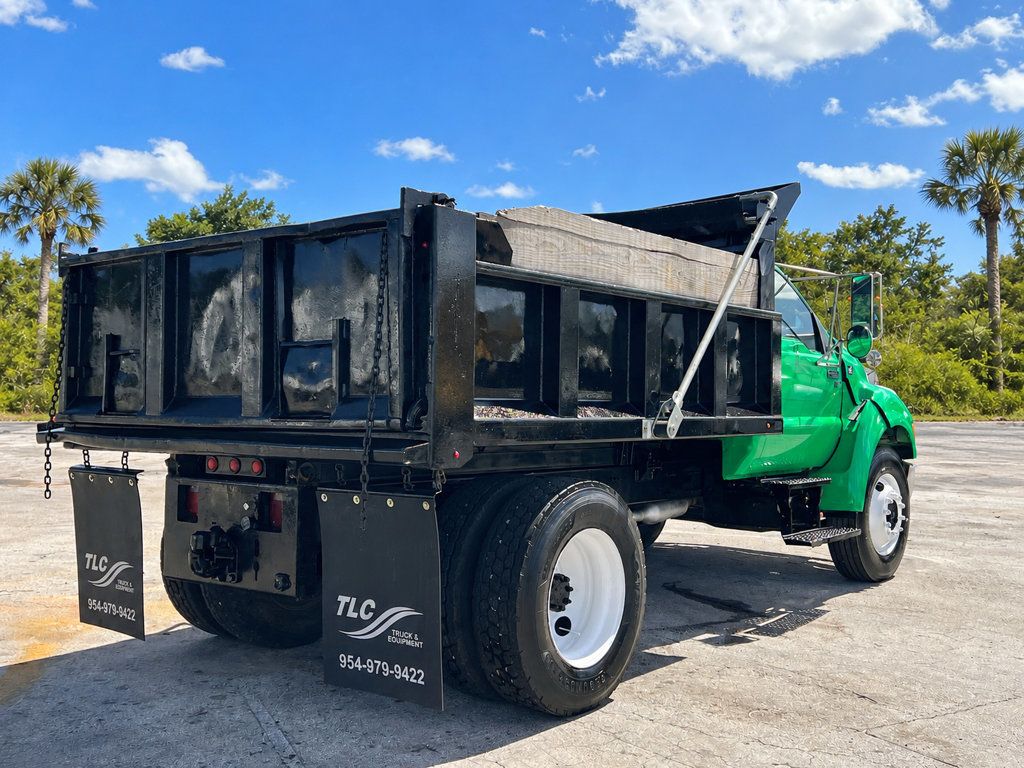 2013 Ford F650 w/ 10ft Dump Truck Steel Trash Dump Body - 23033719 - 18