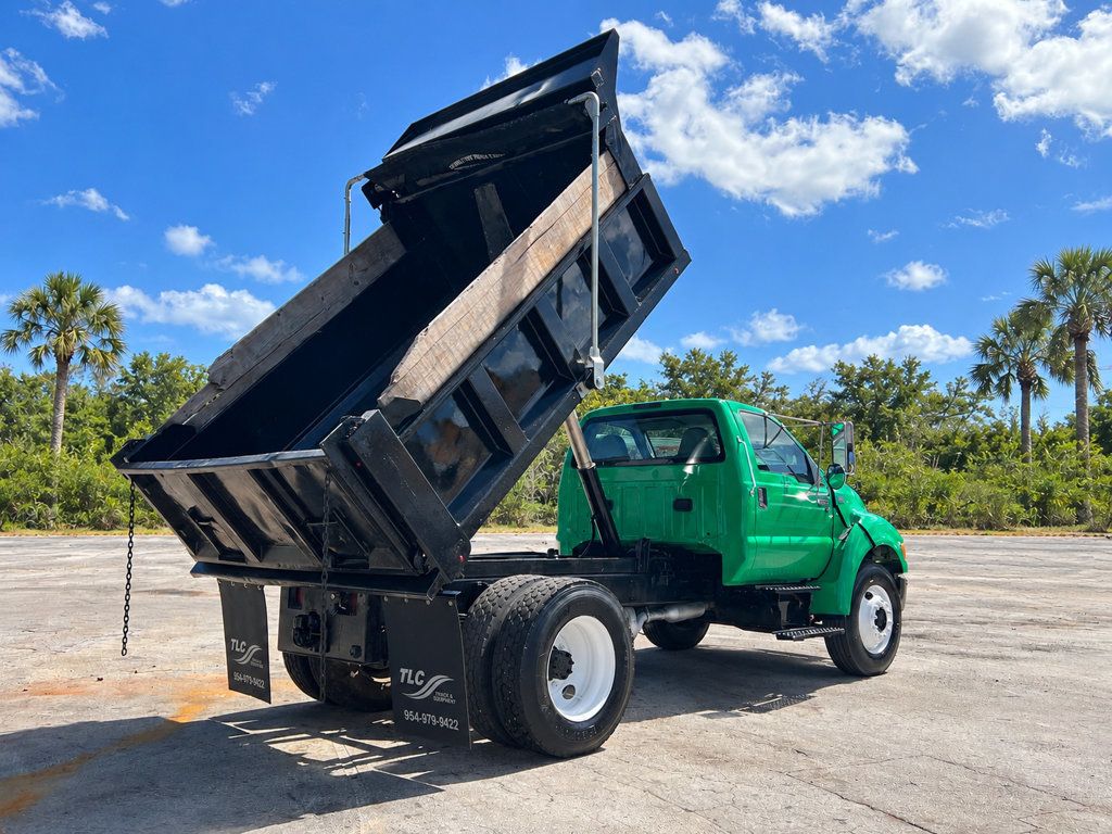 2013 Ford F650 w/ 10ft Dump Truck Steel Trash Dump Body - 23033719 - 6