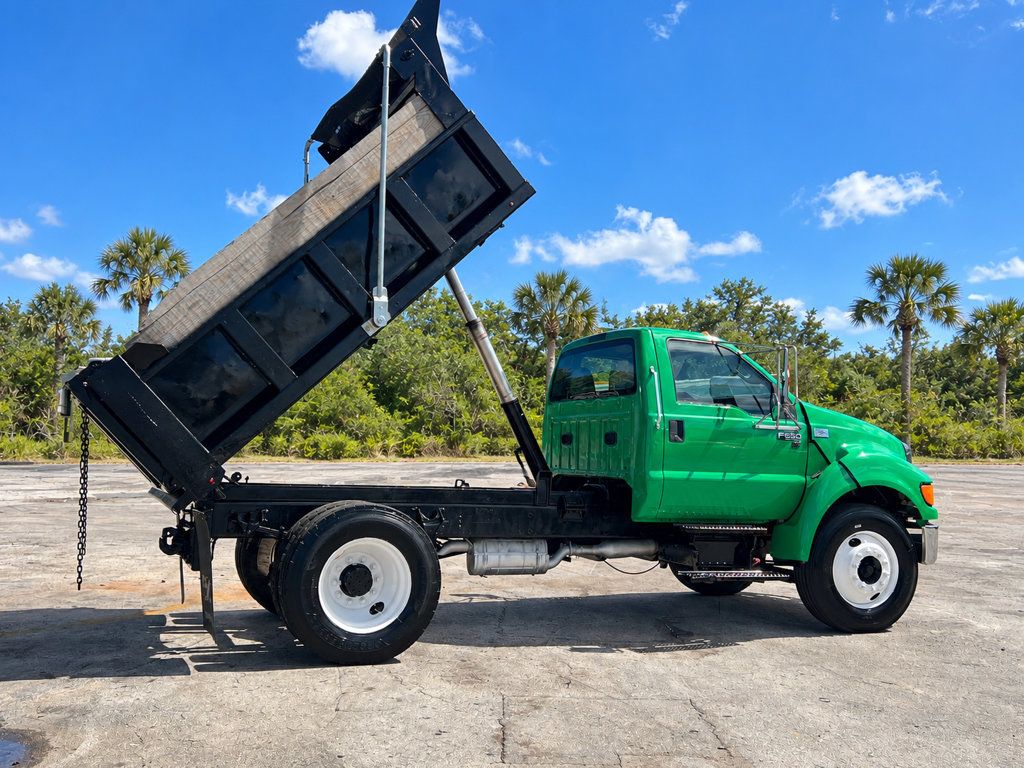 2013 Ford F650 w/ 10ft Dump Truck Steel Trash Dump Body - 23033719 - 7