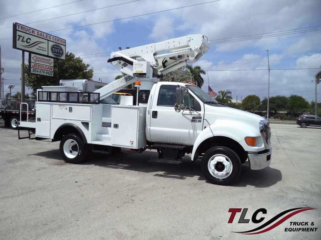 2013 Ford F650 Gas 40ft Versalift Articulated Telescopic Boom Bucket Truck - 22828971 | Video 1