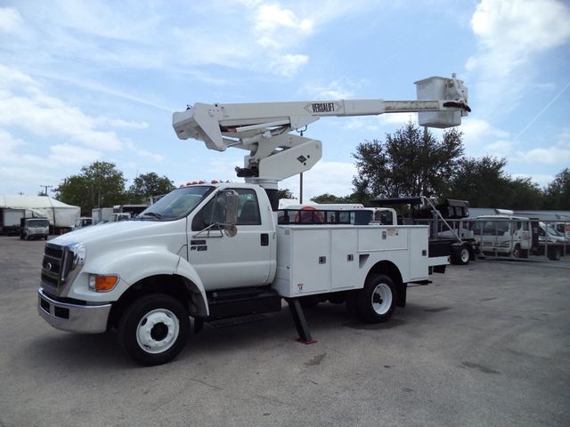 2013 Ford F650 Gas 40ft Versalift Articulated Telescopic Boom Bucket Truck - 22828971 - 19