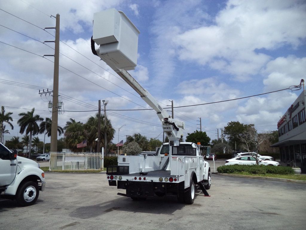 2013 Ford F650 Gas 40ft Versalift Articulated Telescopic Boom Bucket Truck - 22828971 - 23
