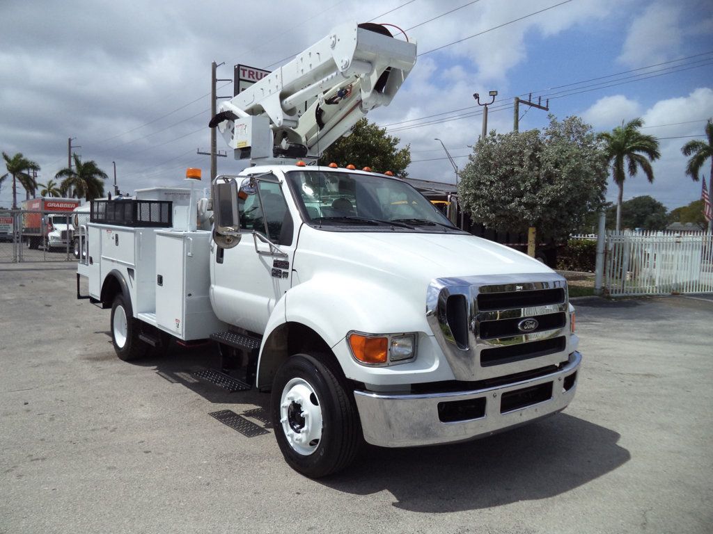 2013 Ford F650 Gas 40ft Versalift Articulated Telescopic Boom Bucket Truck - 22828971 - 5