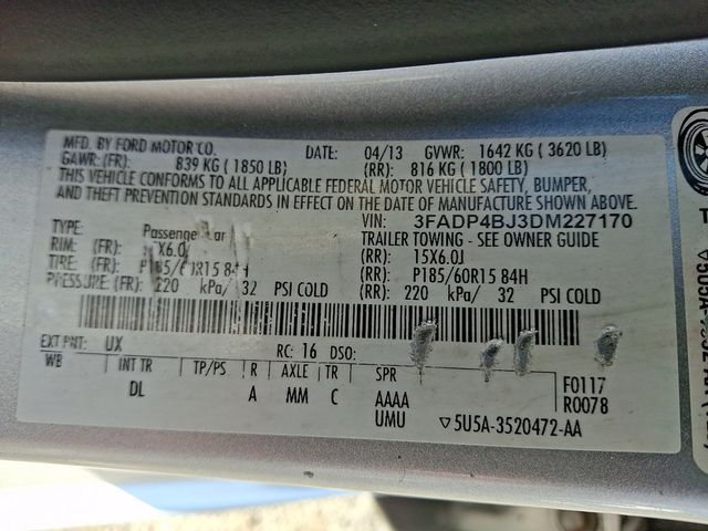 2013 Ford Fiesta NEW CLUTCH - 23000366 - 25