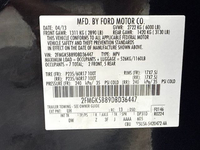 2013 Ford Flex 4dr SE FWD - 23055136 - 26