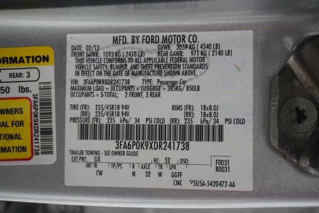 2013 Ford Fusion 4dr Sedan Titanium FWD - 22997071 - 33