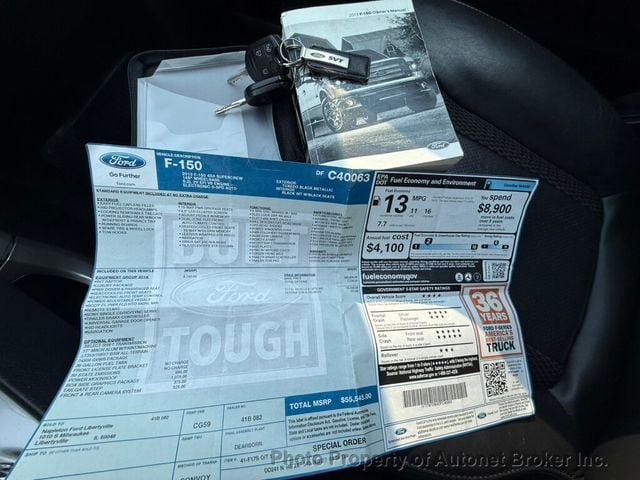 2013 Ford F-150 4WD SuperCrew 145" SVT Raptor - 23048783 - 39