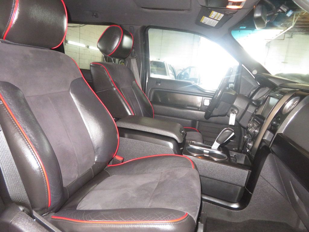 2013 Ford F-150 FX4 SUPERCREW LIFTED SUEDE INSERTS EXTRA CLEAN 3.5 LOW MILES  - 23023569 - 33