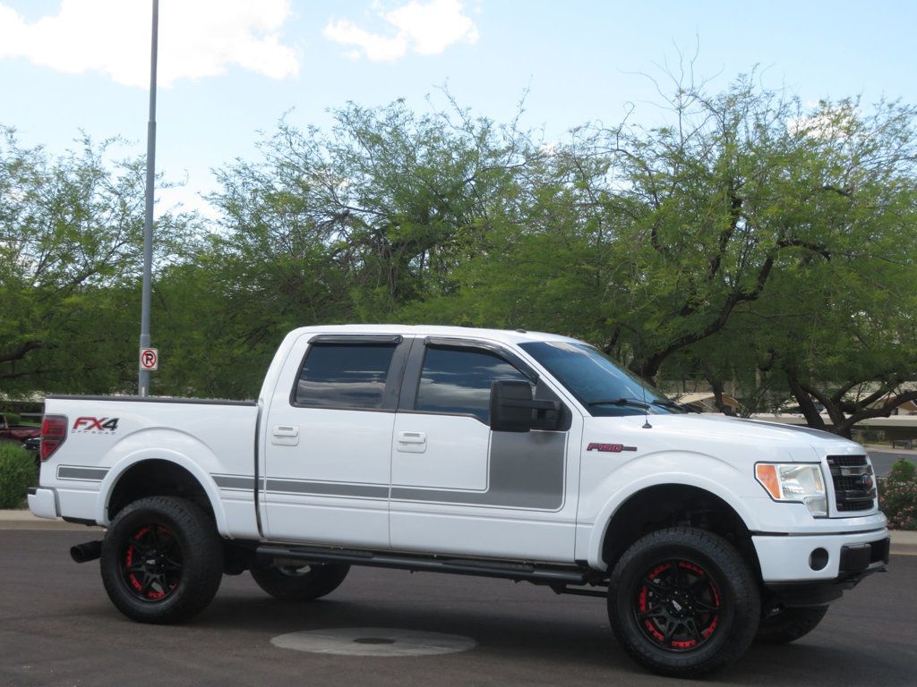 2013 Ford F-150 FX4 SUPERCREW LIFTED SUEDE INSERTS EXTRA CLEAN 3.5 LOW MILES  - 23023569 - 3