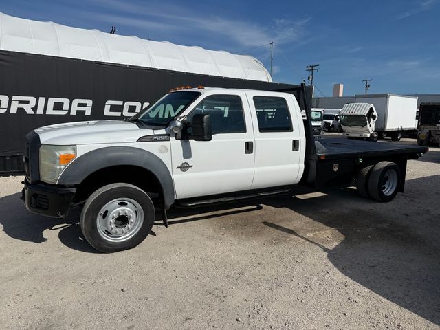 2013 Ford F-550 Crew Cab Gooseneck Flatbed  - 23088109 - 1