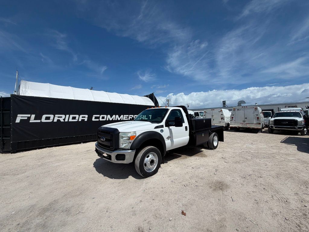 2013 Ford F-550 Gooseneck Flatbed  - 23006891 | Video 1