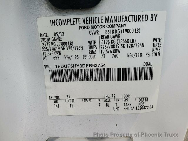 2013 Ford F-550 Super Duty XL 2dr 4wd Regular Cab LB Chassis DRW - 21902355 - 15